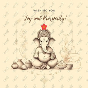 Elegant Ganesha Chaturthi Greetings5: Social Media Image Post