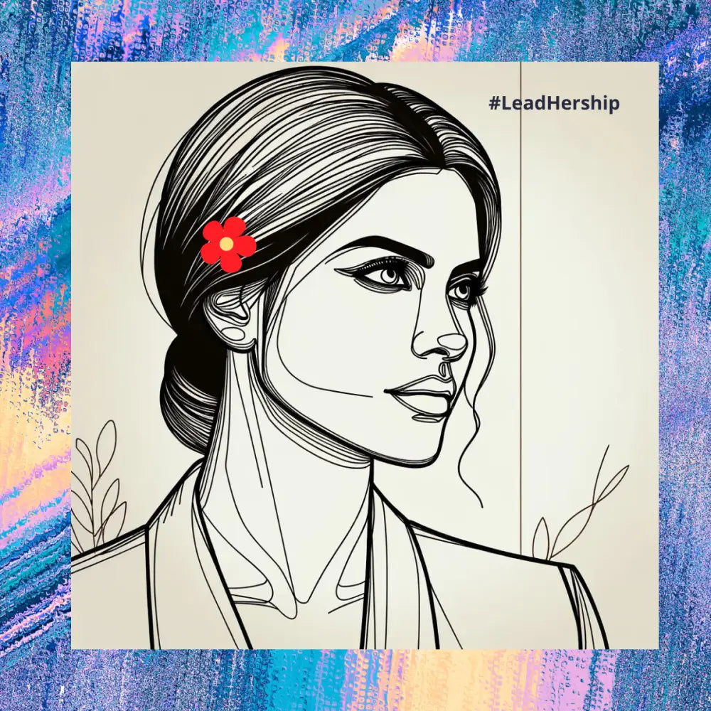 High-Quality Poster: Square Poster of Inspirational Women Leader from Motif