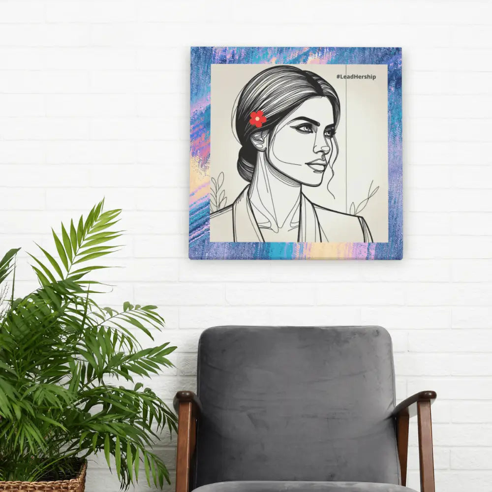 High-Quality Poster: Square Poster of Inspirational Women Leader from Motif