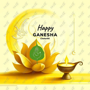 Social Media Image 19: Ganesha Chaturthi Greetings - Oil Painting Post