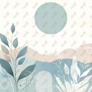 Social Media Image Template 13: Ready To Use Background Design Boho Art Style