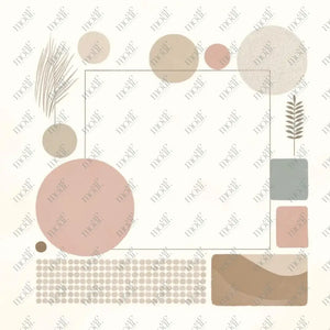 Social Media Image Template 15: Ready To Use Background Design Boho Art Style