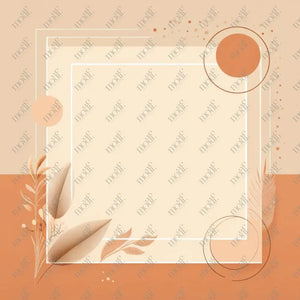 Social Media Image Template 20: Ready To Use Background Design Boho Art Style