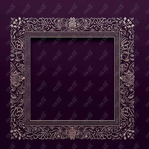 Social Media Image Template 22: Simple & Elegant Background Design. Folk Art