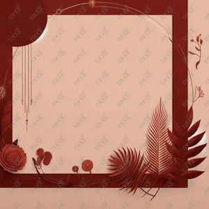 Social Media Image Template 24: Ready To Use Background Design Boho Art Style