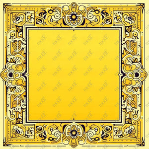 Social Media Image Template 25: Simple & Elegant Background Design. Folk Art