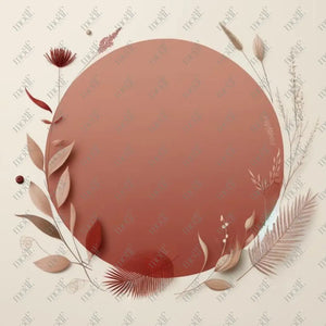 Social Media Image Template 26: Ready To Use Background Design Boho Art Style
