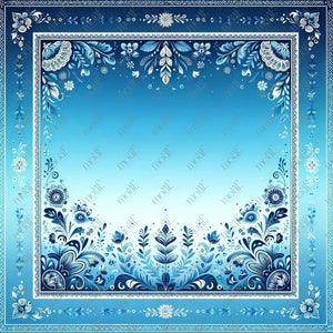 Social Media Image Template 27: Simple & Elegant Background Design. Folk Art