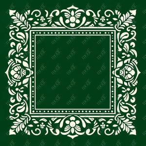 Social Media Image Template 4: Simple & Elegant Background Design. Folk Art