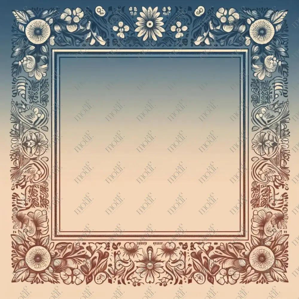 Social Media Image Template 46: Simple & Elegant Background Design. Folk Art