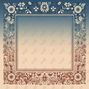 Social Media Image Template 46: Simple & Elegant Background Design. Folk Art