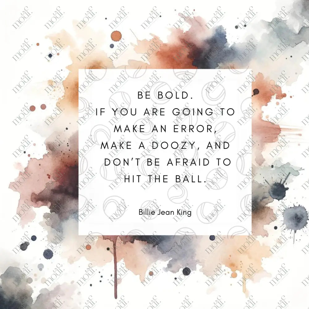 Social Media Post Image 1 : IMotivational Quotes by Billie Jean King from Motif