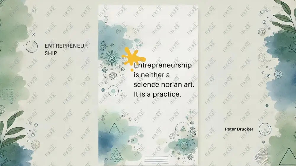 Social Media Post Image 13: Intelligent Business Quotes: Peter Drucker