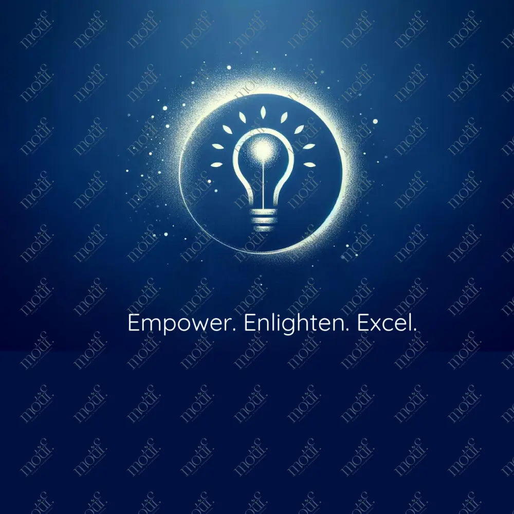 Social Media Post Image 14: Empower. Enlighten. Excel. Slogan For Education Vertical