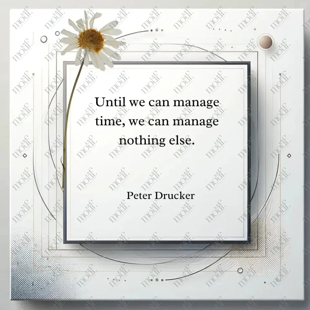 Social Media Post Image 16: Wisdom Quotes For Professionals: Peter Drucker