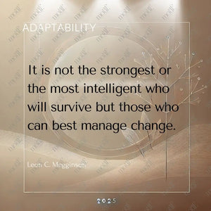 Social Media Post Image 17: Philosophical Quotes For Professionals: Leon C. Megginson