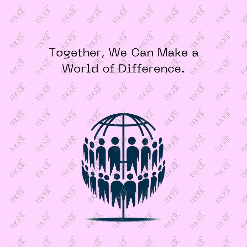 Social Media Post Image 2: Make A World Of Difference Slogan For Non - Profit Org