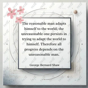 Social Media Post Image 2: Wisdom Quotes For Professionals: George Bernard Shaw