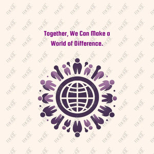 Social Media Post Image 4: Make A World Of Difference Slogan For Non - Profit Org