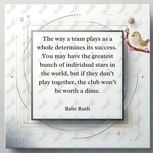 Social Media Post Image 5: Wisdom Quotes For Professionals: Babe Ruth