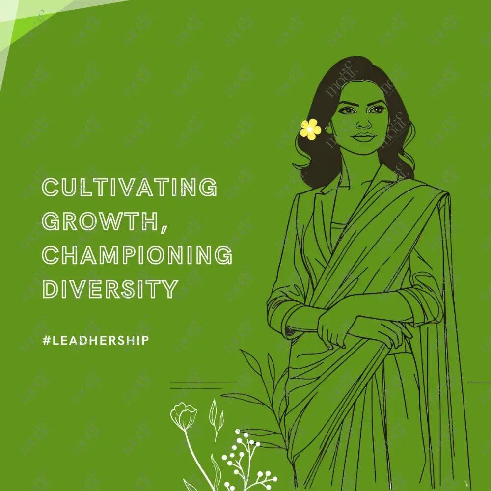 Social Media Post Image: Championing Diversity Leadhership Green