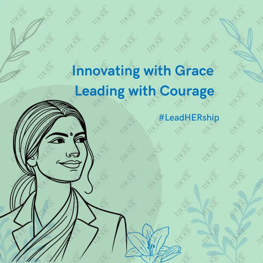 Social Media Post Image: Leading With Courage #Leadhership Blue