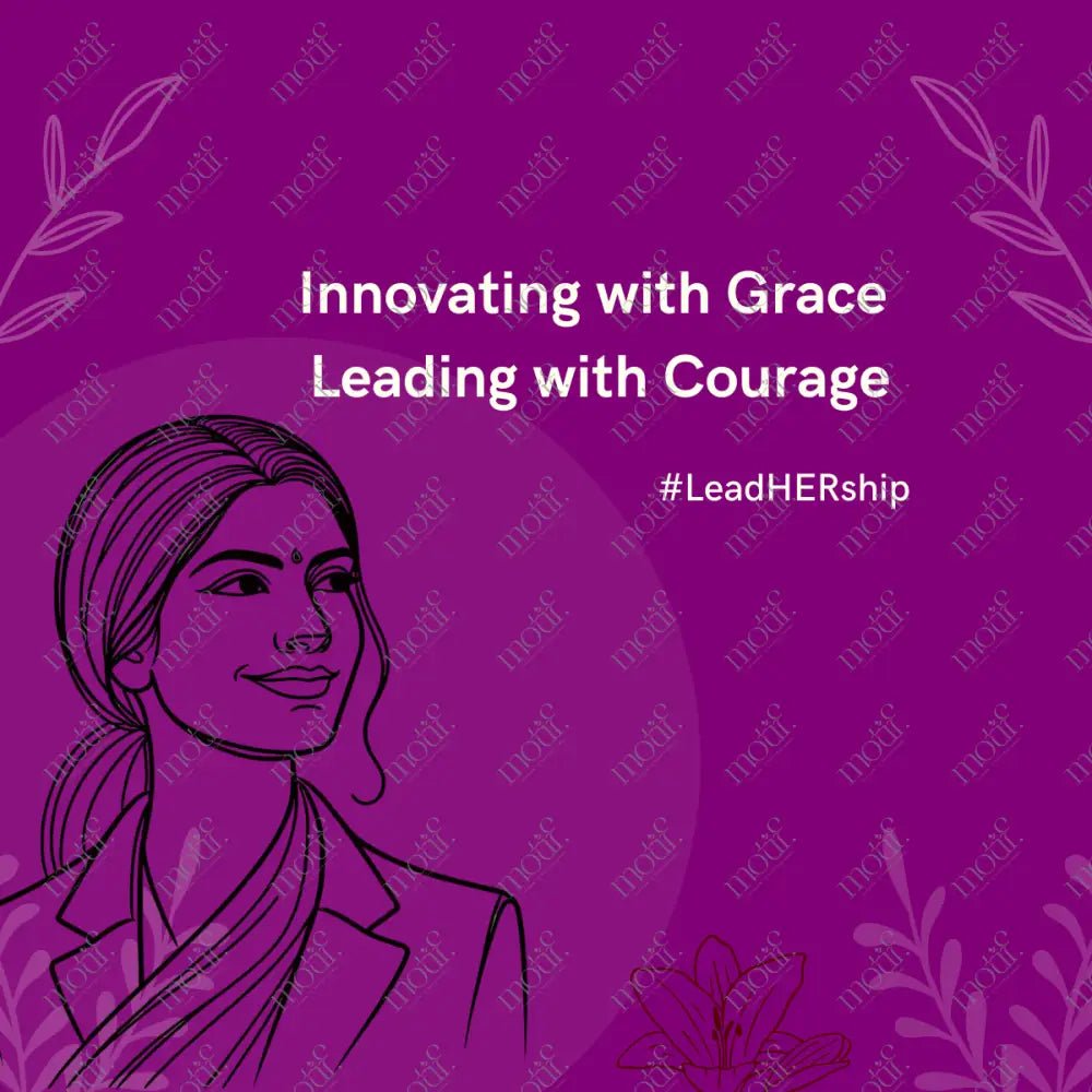 Social Media Post Image: Leading With Courage #Leadhership Purple