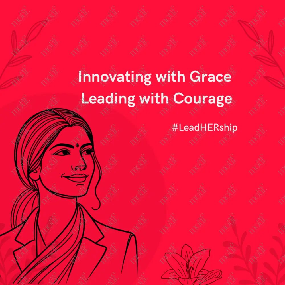 Social Media Post Image: Leading With Courage #Leadhership Red