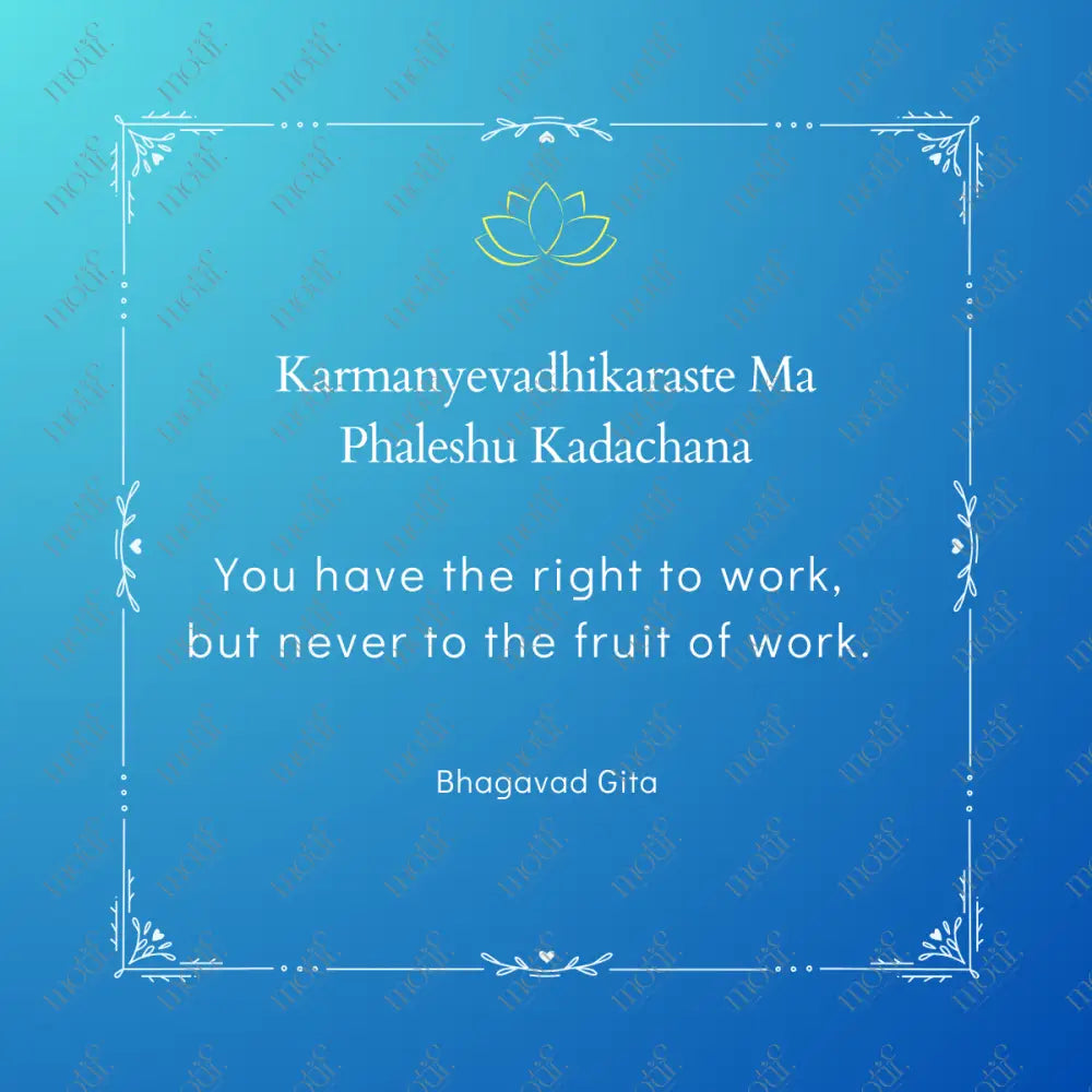 Social Media Post Image: Sanskrit Quotes For Business And Personal Development 10