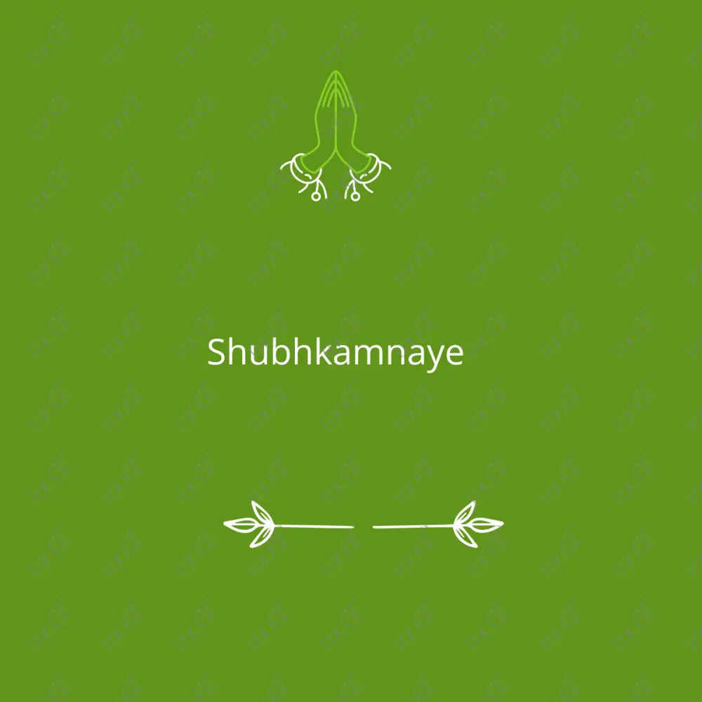 Social Media Post: Shubhkamnaye Green Image
