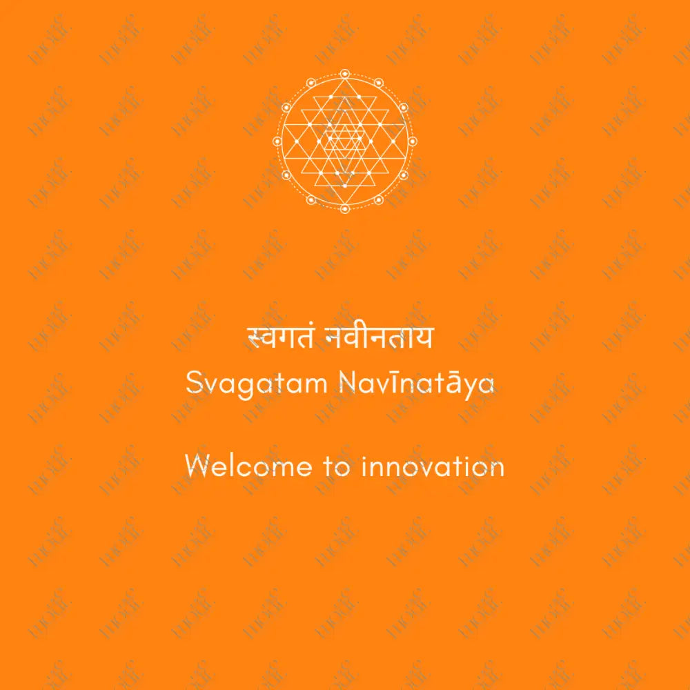 Social Media Post Image: Svagatam Navīnatāya Orange Image
