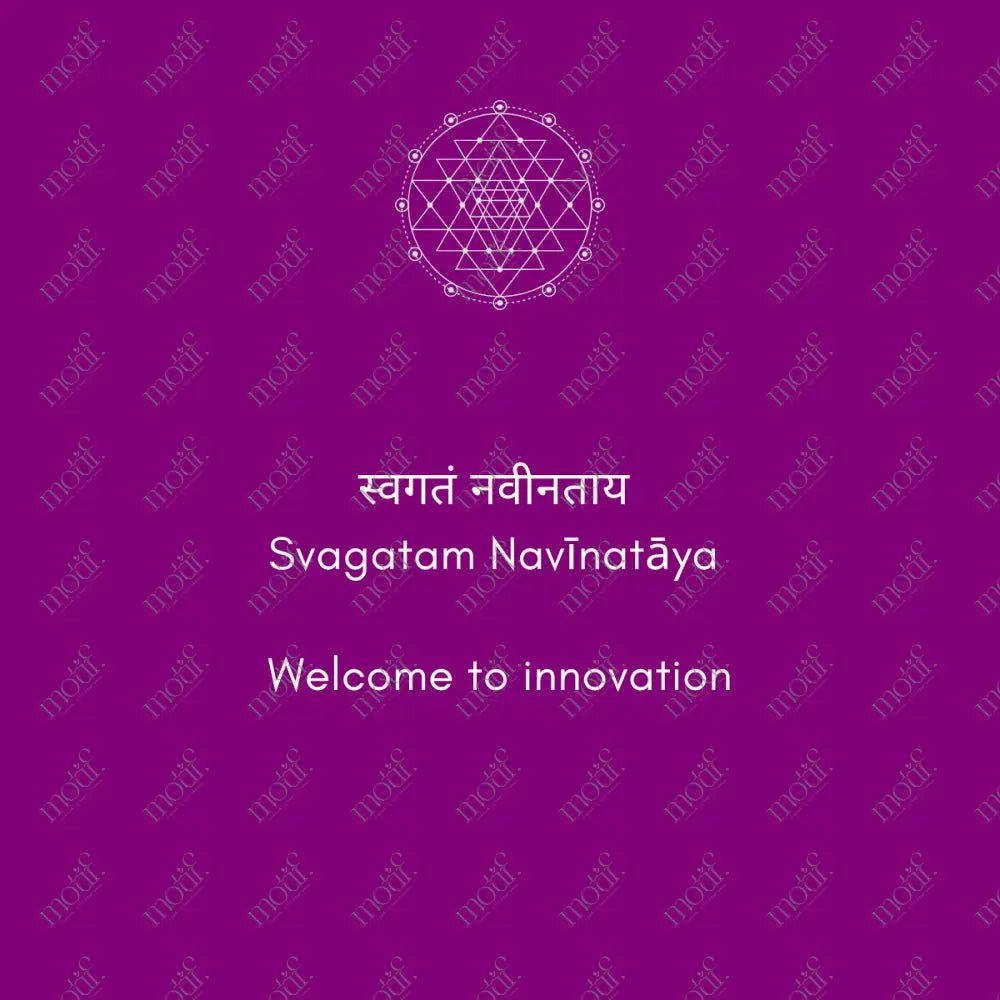 Social Media Post Image: Svagatam Navīnatāya Purple Image