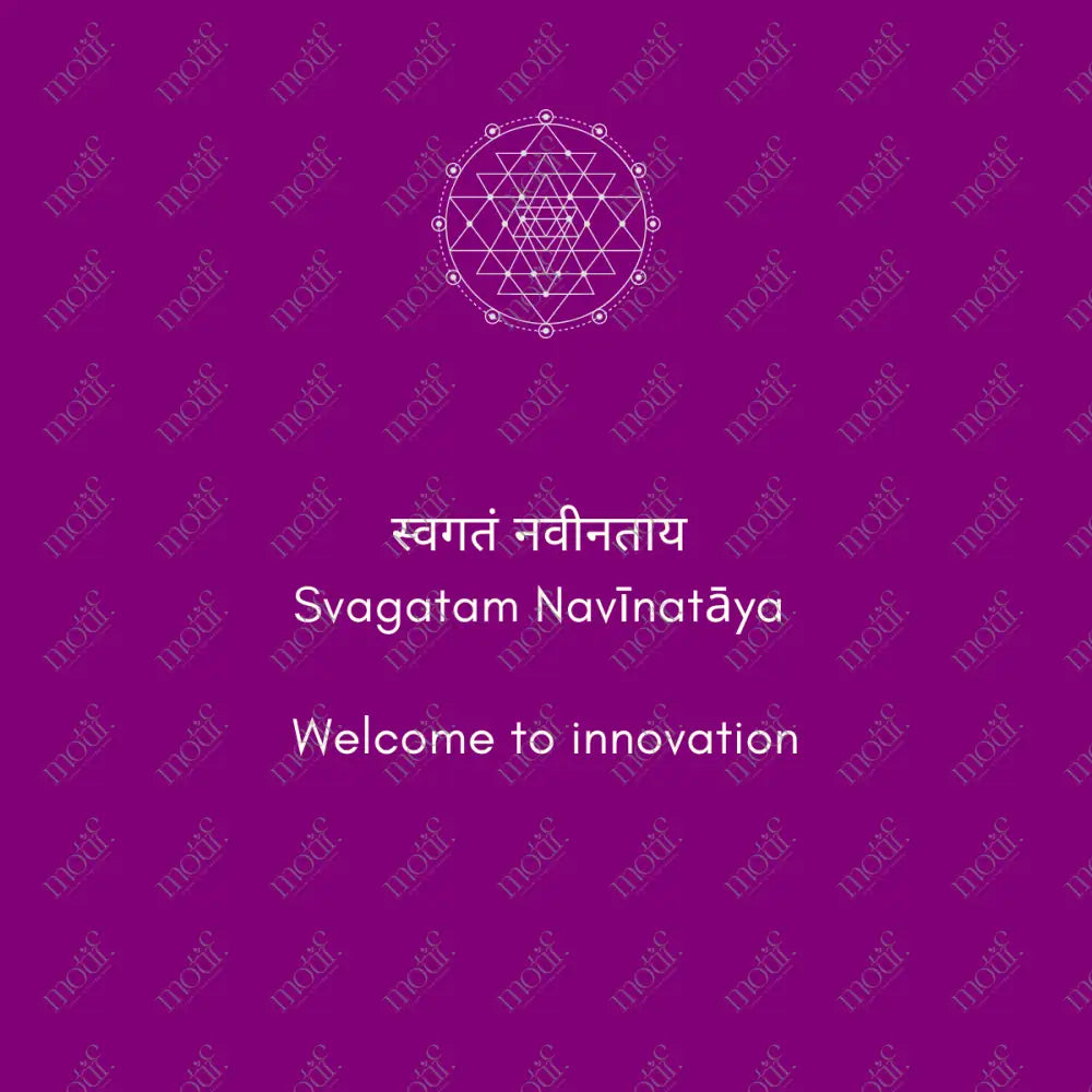 Social Media Post Image: Svagatam Navīnatāya Purple Image