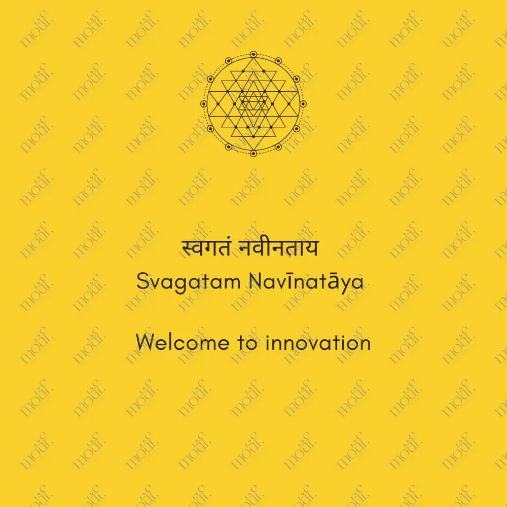 Social Media Post Image: Svagatam Navīnatāya Yellow Image