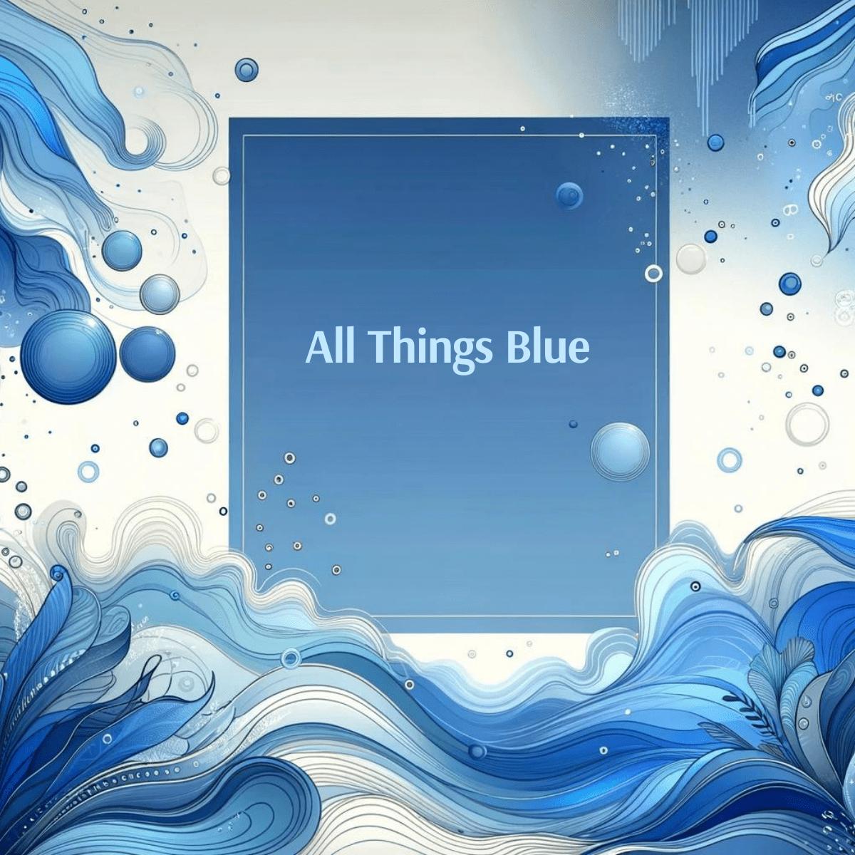 All things Blue - motif