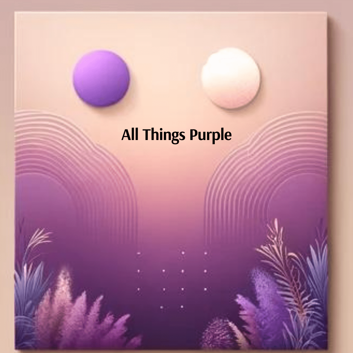 All Things Purple - motif