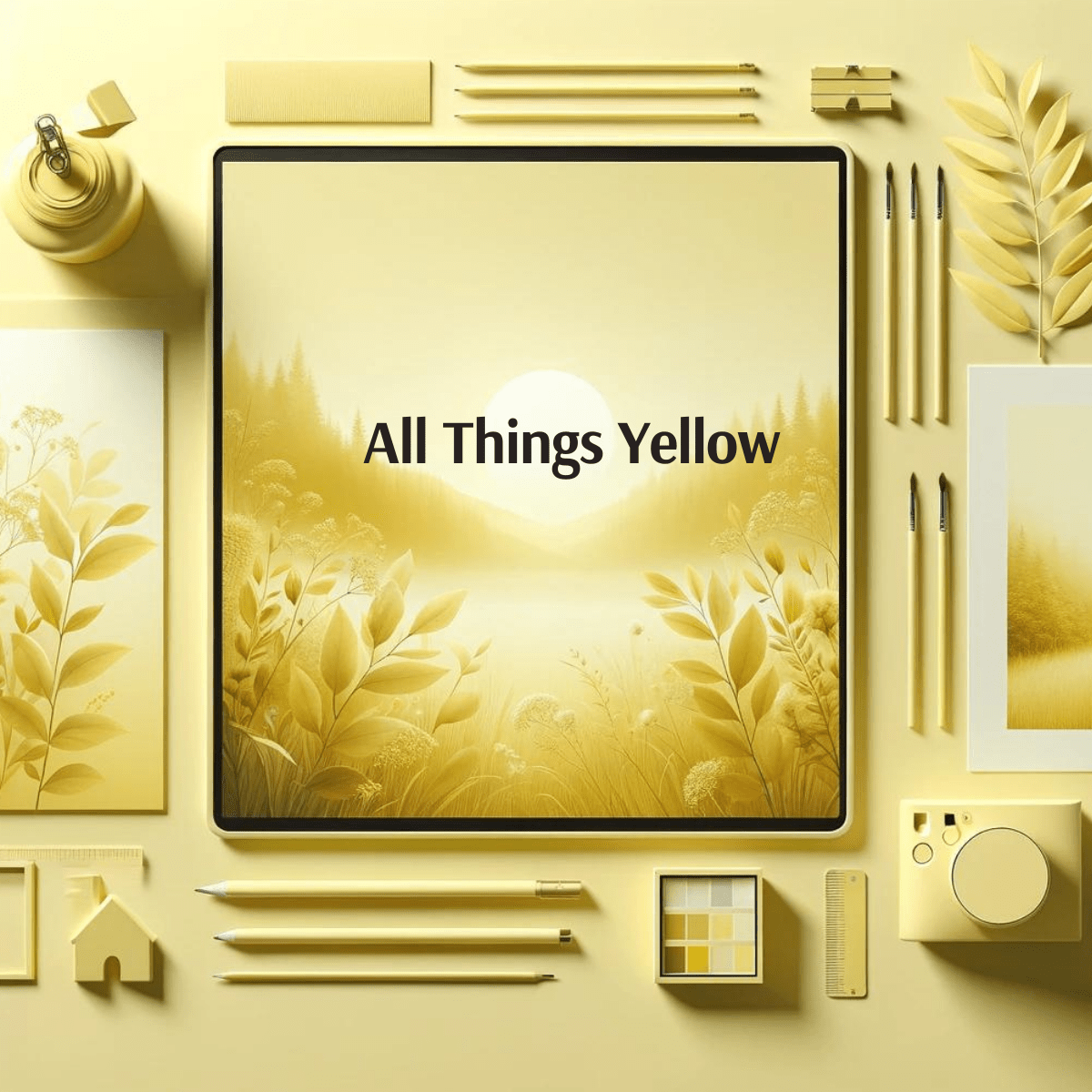 All things Yellow - motif