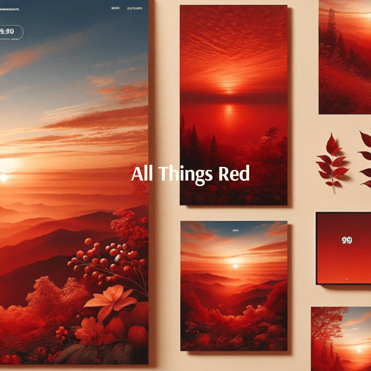 All Things Red - motif