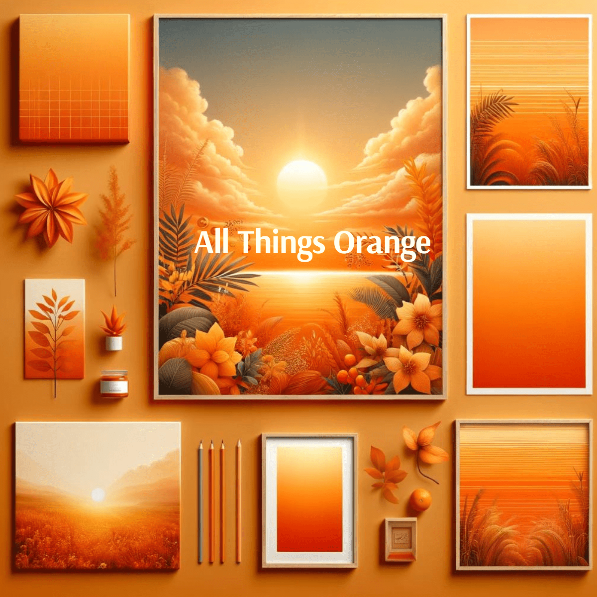 All Things Orange - motif