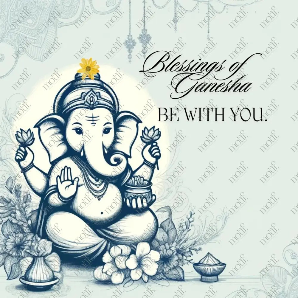 Elegant Ganesha Chaturthi Greetings 10: Social Media Image Post