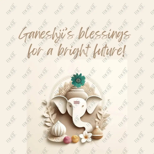 Elegant Ganesha Chaturthi Greetings 22: Social Media Image Post