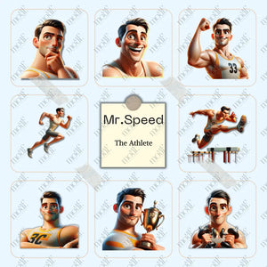 Mr. Speed – The Athlete Character Bundle Consistant