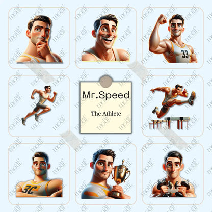 Mr. Speed – The Athlete Character Bundle Consistant