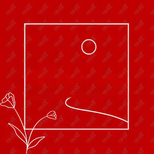 Social Media Image Template 10: Elegant Background Design. Simple Line Art