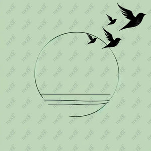 Social Media Image Template 11: Elegant Background Design. Simple Line Art