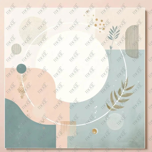 Social Media Image Template 12: Ready To Use Background Design Boho Art Style