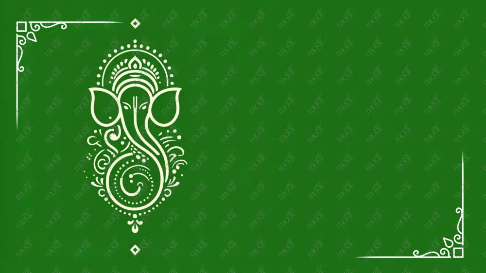 Copy Of Social Media Image Template 2: Ganesha Chaturthi Greetings - Warli Art Background