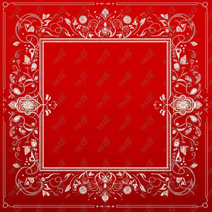 Social Media Image Template 20: Simple & Elegant Background Design. Folk Art