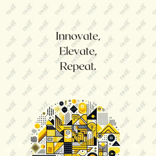 Social Media Post Image 1 : Innovate Elevate Repeat for Tech Vertical from Motif