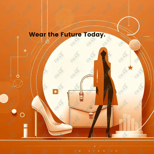 Social Media Post Image 1 : Wear the Future Today Slogan for Fashion Industry from Motif